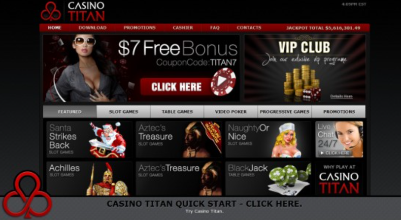 Titan Casino best bonuses overview 1