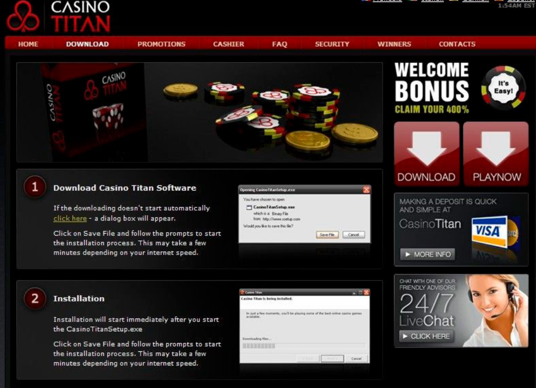 Titan Casino best bonuses overview 2